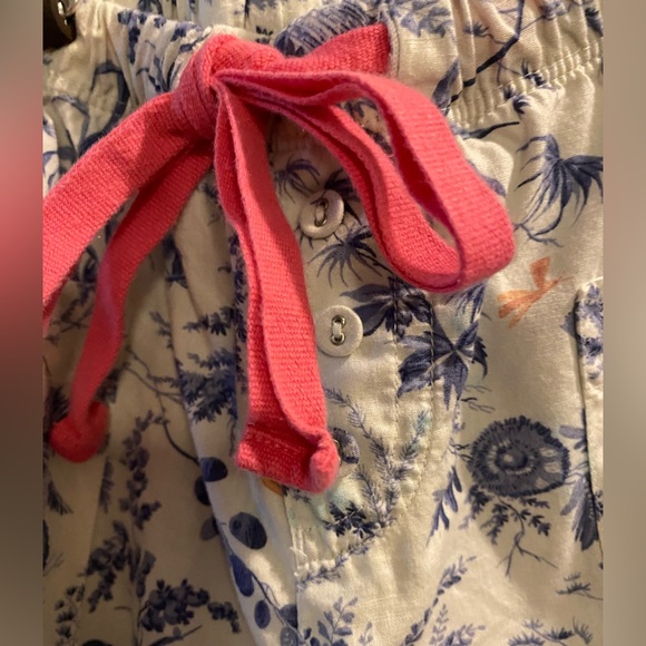 GAP Floral Pajama Pants with Pink Drawstring - Picture 7 of 16